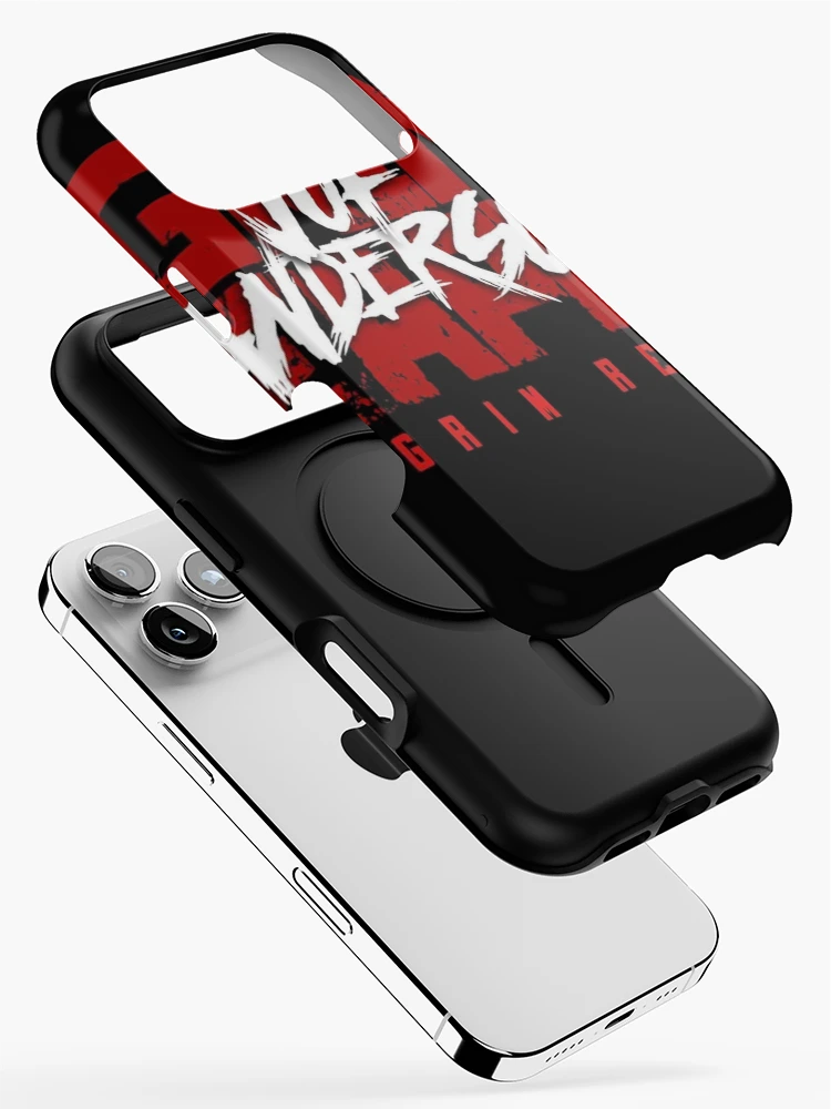 Thumbnail 2 of 4, iPhone Case, Joe Anderson Grim Reaper Red & White Merch designed and sold by Tennessee Backyard Wrestling.