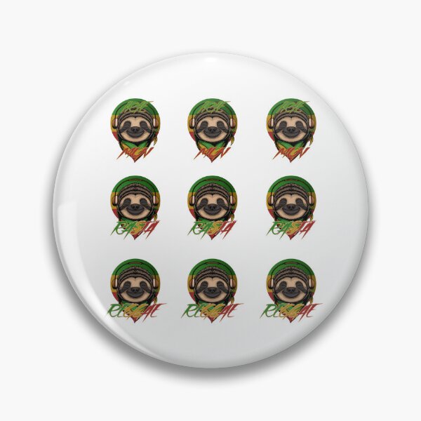 Item preview, Irie Rasta Reggae STICKER PACK - Jamaican Sloth -  designed and sold by onjcdesign.