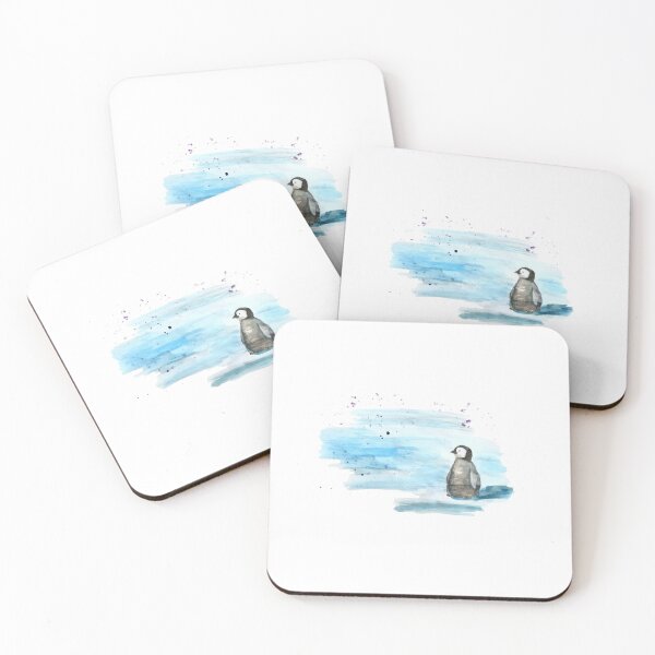 Item preview, Penguin Chick Watercolor designed and sold by ennnl.