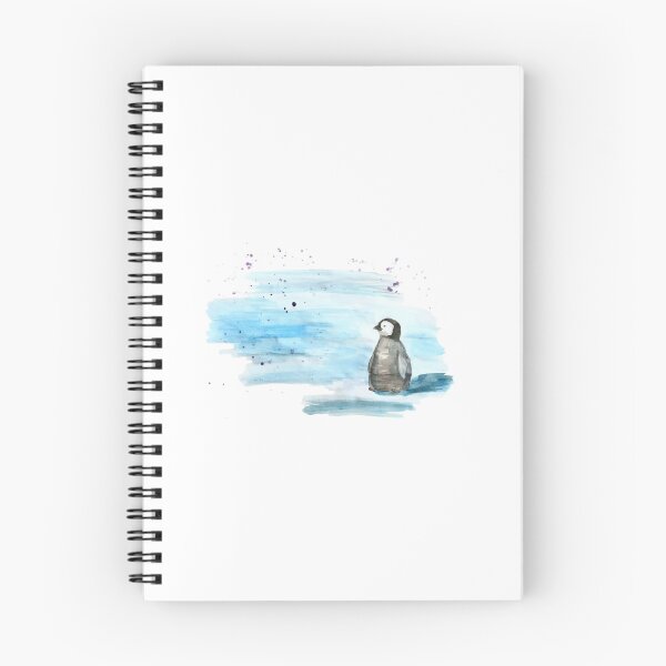 Item preview, Penguin Chick Watercolor designed and sold by ennnl.