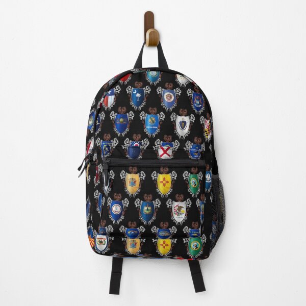 Item preview, All united states flag medieval heraldry coat of arms style designed and sold by ChaosEdits.