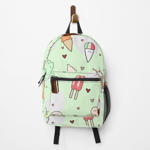 Item preview, Cutesy Ice Cream Pattern Pastel Green designed and sold by Maple Design Studio.