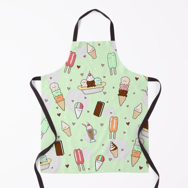 Item preview, Cutesy Ice Cream Pattern Pastel Green designed and sold by Maple Design Studio.
