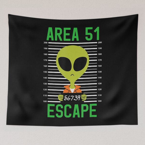 Item preview, Storm Area 51 Funny Alien Escape UFO designed and sold by BeatyDoll.