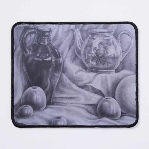 Item preview, Still life painting "Jug kettle and fruits". designed and sold by Umiska.