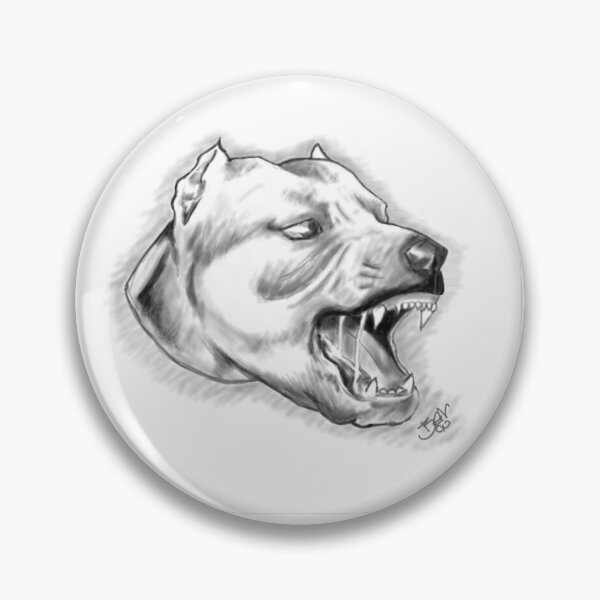 Item preview, Pitbull Pin designed and sold by BenVaderDesigns.