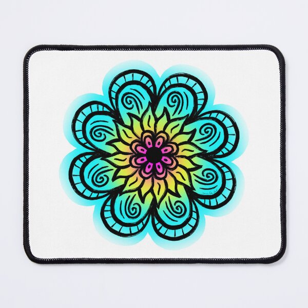 Item preview, Happy colorful mandala — flower power designed and sold by thephoenixsoul.