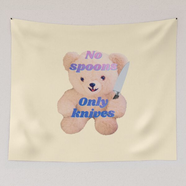 Item preview, No Spoons Only Knives. designed and sold by omgtinybees.