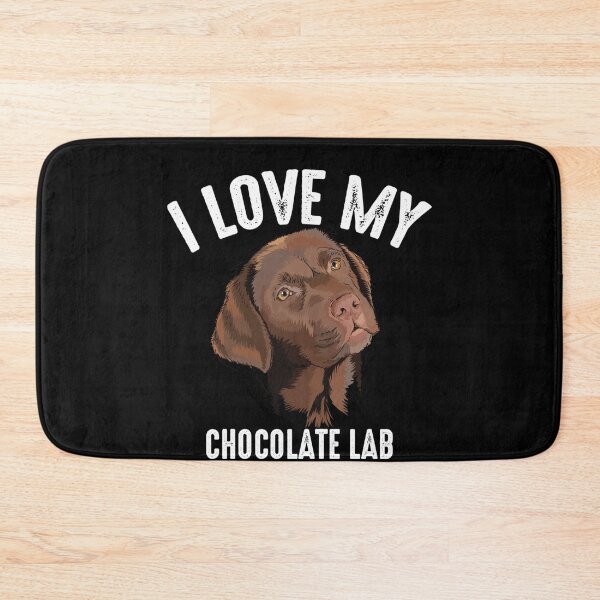 Item preview, Cool I Love My Chocolate Lab  Funny Brown Labrador Pet designed and sold by NancyxEasSHOP.