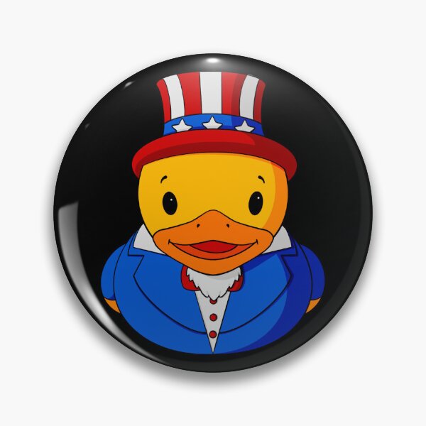 Artikelvorschau, Uncle Sam Gummiente entworfen und verkauft von Alisha Ober Designs.