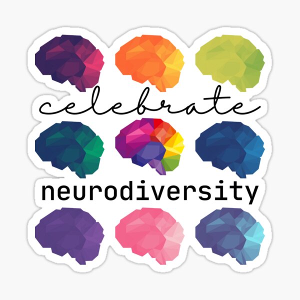 Item preview, celebrate neurodiversity designed and sold by LibbyKochWrites.