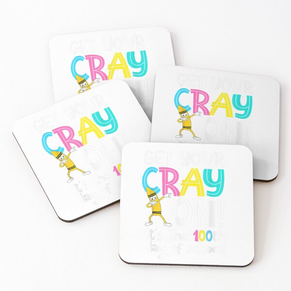 Item preview, 100th Day of School Get Your Cray On Funny Teacher T-Shirt designed and sold by BoeselLiesel.