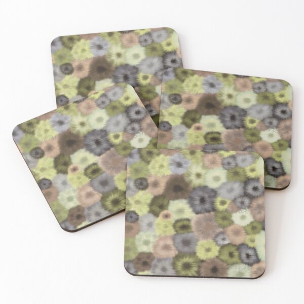 Item preview, Green Moss Flowers designed and sold by HeatherNafeArt.