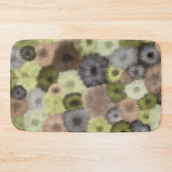 Item preview, Green Moss Flowers designed and sold by HeatherNafeArt.