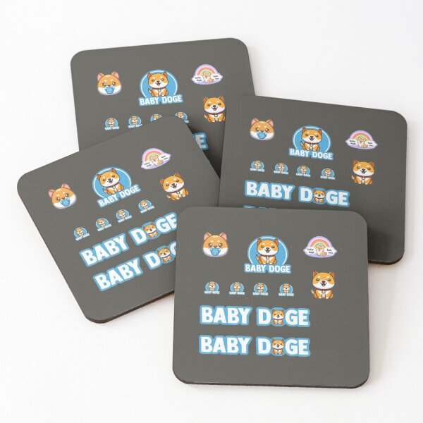 Artikelvorschau, Baby Doge Coin To The Moon Sticker Pack entworfen und verkauft von Rachel88c.