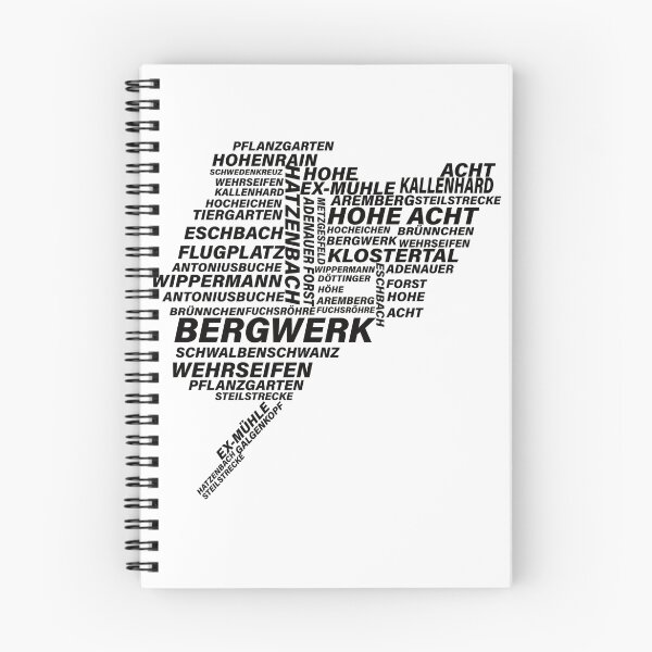 Item preview, Nordschleife Word Cloud designed and sold by Shirtmedia.