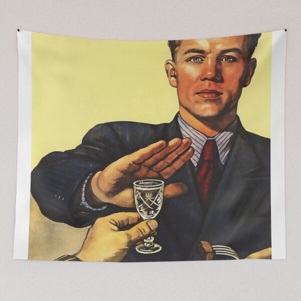 Item preview, Anti Alcohol Vintage Soviet Propaganda designed and sold by alanzhiaosmith.