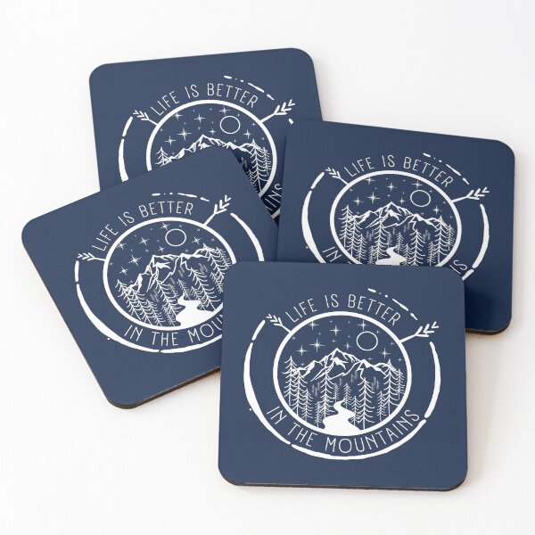Item preview, Life is better in the mountains designed and sold by BohoHiker.