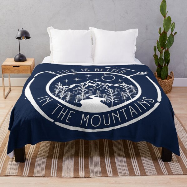 Item preview, Life is better in the mountains designed and sold by BohoHiker.