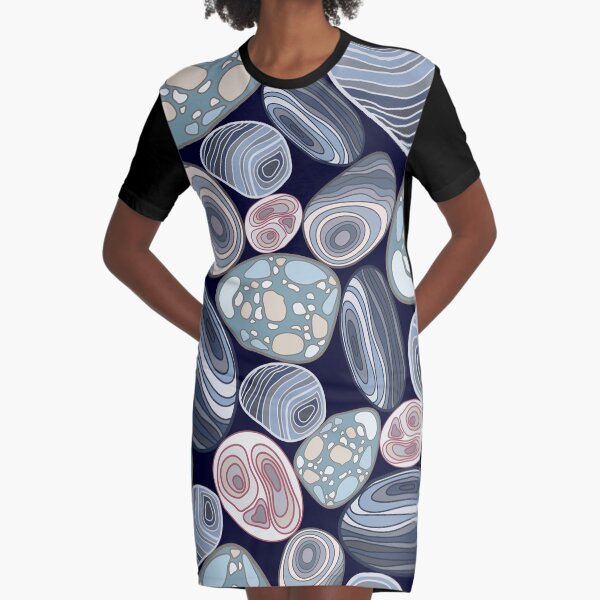 Pattern stones Graphic T-Shirt Dress