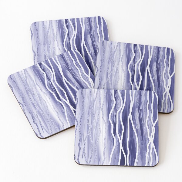 Item preview, Purple Blue Very Peri Abstract Watercolor Design I designed and sold by Irina Sztukowski.