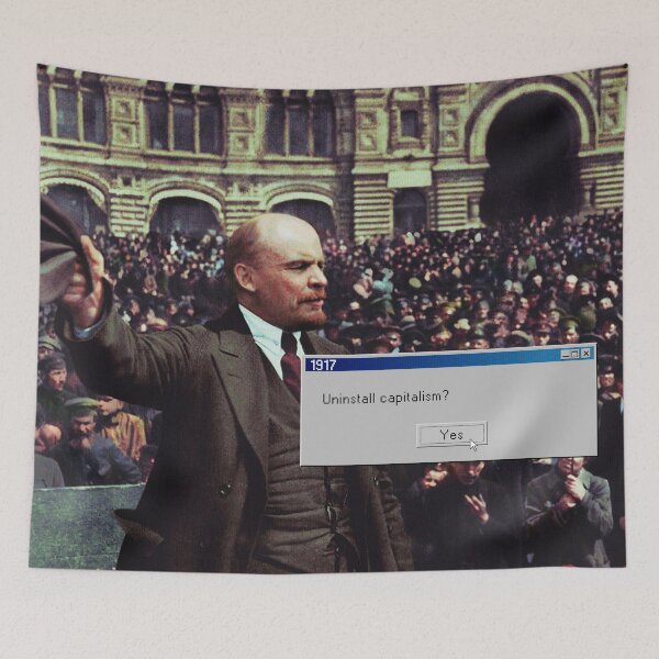 Item preview, Uninstall Capitalism?  designed and sold by gabyshiny.