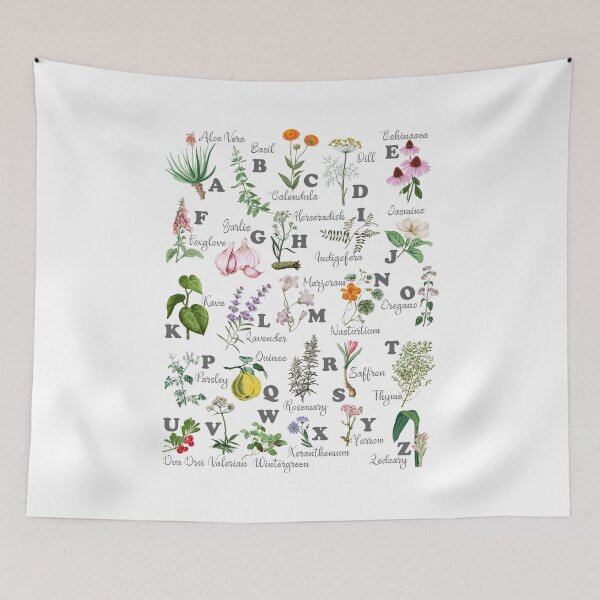 Item preview, Herb Alphabet designed and sold by Elenia Design.