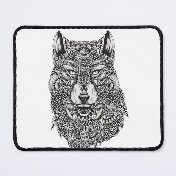 Item preview, Cool Wolf Face Detailed Artistic Tee Womens Mens Boys designed and sold by NancyxEasSHOP.