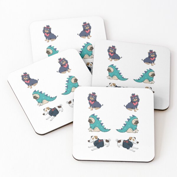 Artikelvorschau, Baby Dog Sticker Pack in süßen Outfits entworfen und verkauft von Rachel88c.