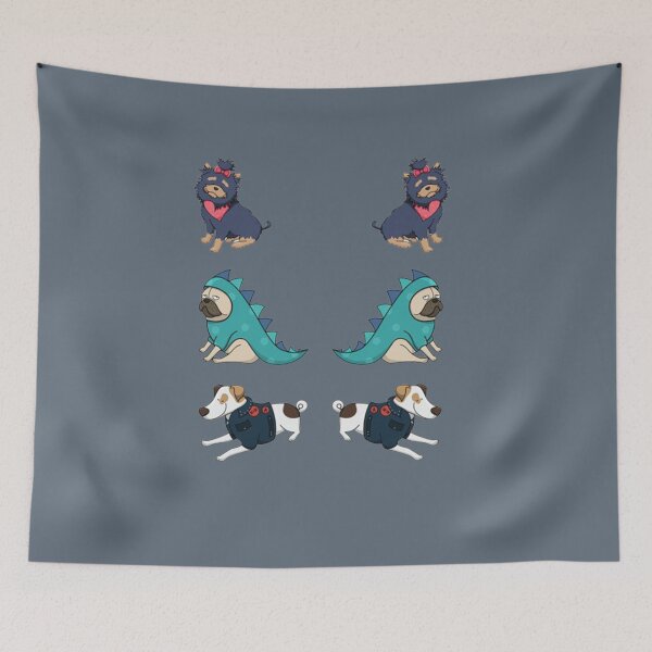Artikelvorschau, Baby Dog Sticker Pack in süßen Outfits entworfen und verkauft von Rachel88c.