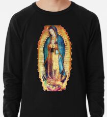 Our Lady of Guadalupe Virgin Mary Tilma Lightweight Sweatshirt
