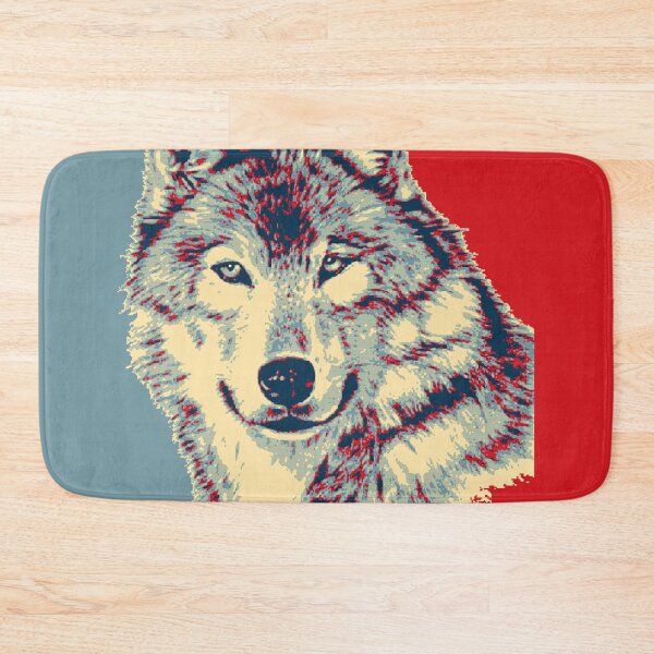 Item preview, Leader of the Pack:Wolf Vintage Hope Poster Style- Wolf/ Wolves designed and sold by MAEffects.