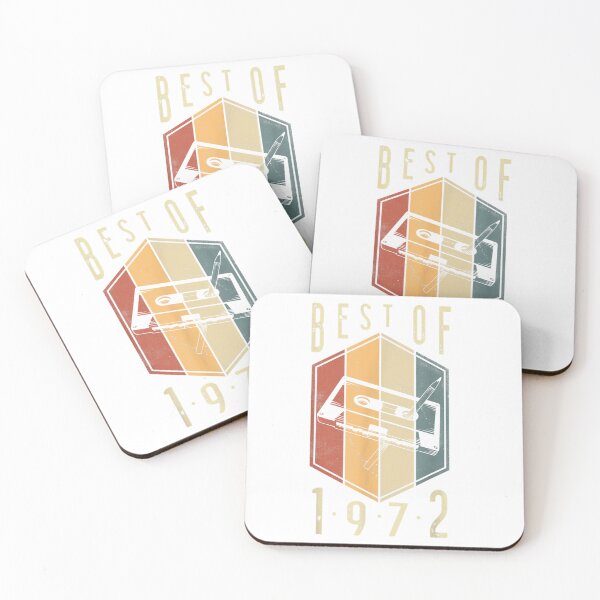 Item preview, Best Of 1972 50 Year Old Gifts Cassette Tape 50th Birthday T-Shirt designed and sold by BoeglinClay.