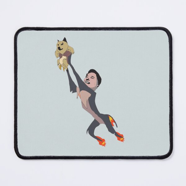 Item preview, Elon musk holding small baby Doge designed and sold by Rachel88c.
