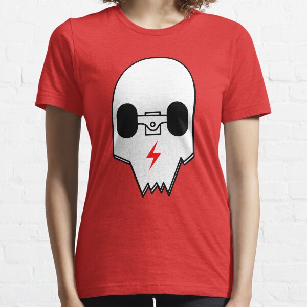 Broken Skateboard Skull V2 Essential T-Shirt