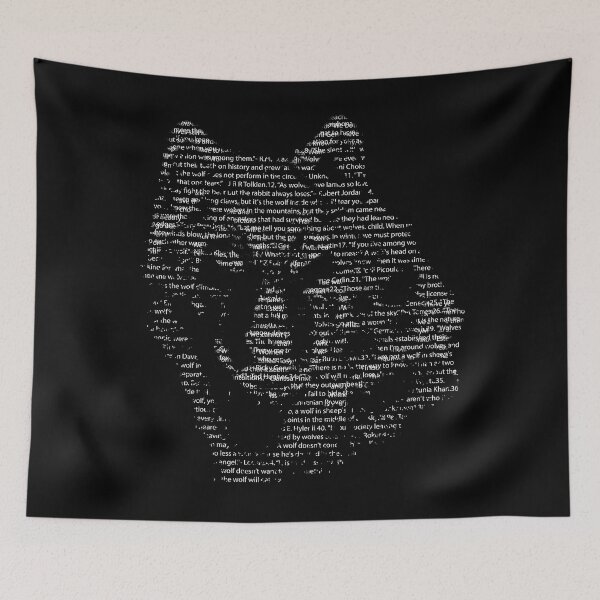 Item preview, Leader Of the Pack Wolf Head Text Portrait- Wolf head text designed and sold by MAEffects.