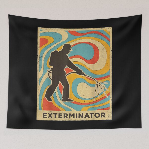 Item preview, Vintage Exterminator Retro Poster T-Shirt designed and sold by ChriHuggi.