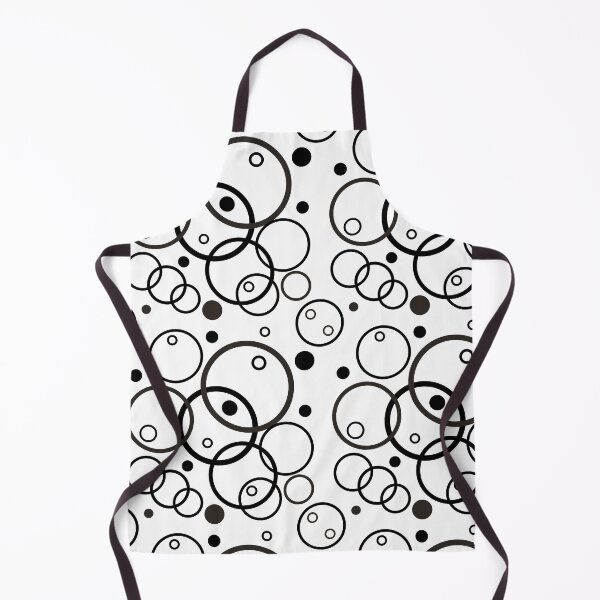 Item preview, Black and White Overlapping Circles Pattern designed and sold by createdbycam.