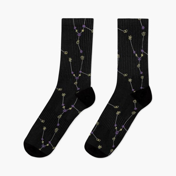 Item preview, Taurus Zodiac Constellation Nonbinary Enby Flowers Butterflies Bees designed and sold by cashewdays.