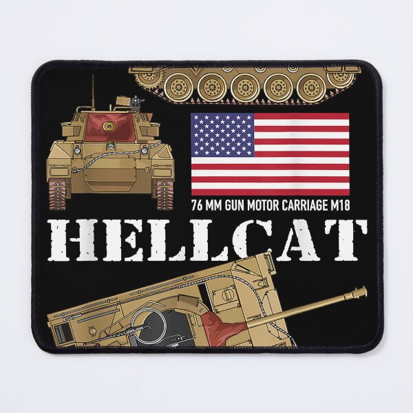 Item preview, M18 Hellcat WW2 American Tank Destroyer Tanks Diagram Flag  designed and sold by genovevap.