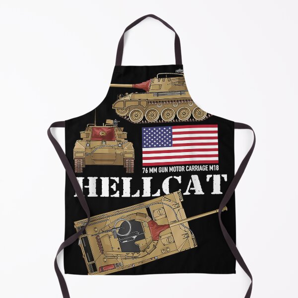 Item preview, M18 Hellcat WW2 American Tank Destroyer Tanks Diagram Flag designed and sold by genovevap.