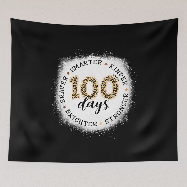 Item preview, 100 Days Of School Funny Leopard designed and sold by richardmatthew.