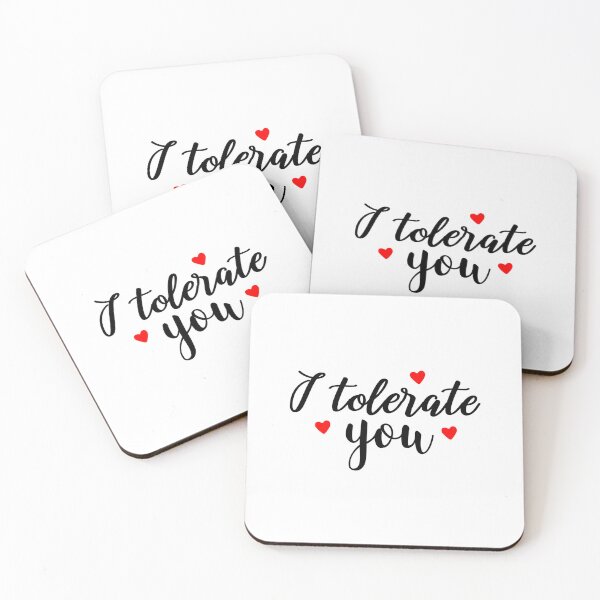Item preview, I Tolerate You designed and sold by WeTrieditatHome.