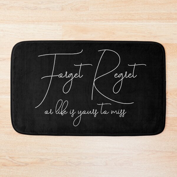 Item preview, Forget Regret designed and sold by Theatre Thoughts.