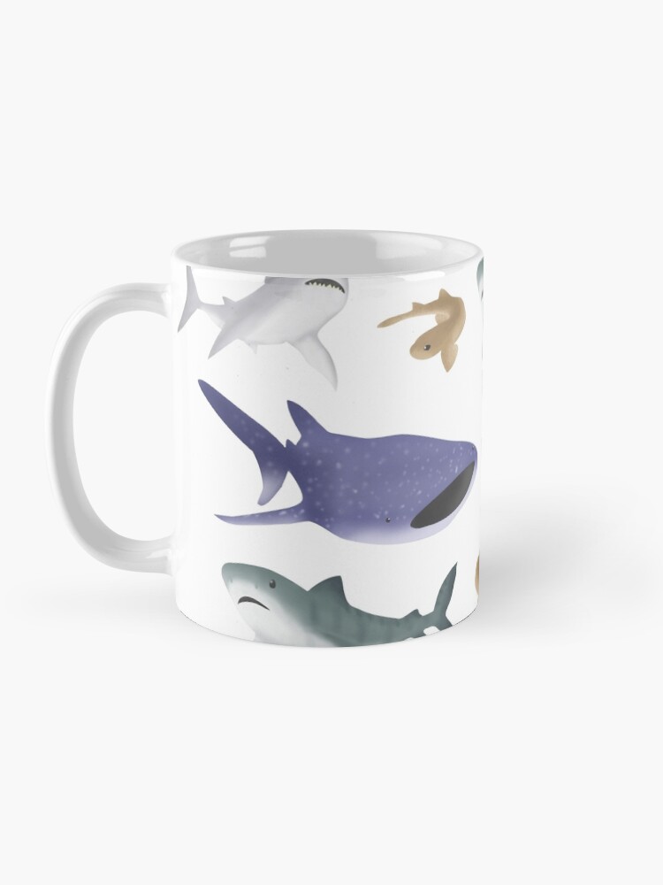 Thumbnail 3 of 6, Coffee Mug, Sharks designed and sold by abirayner.