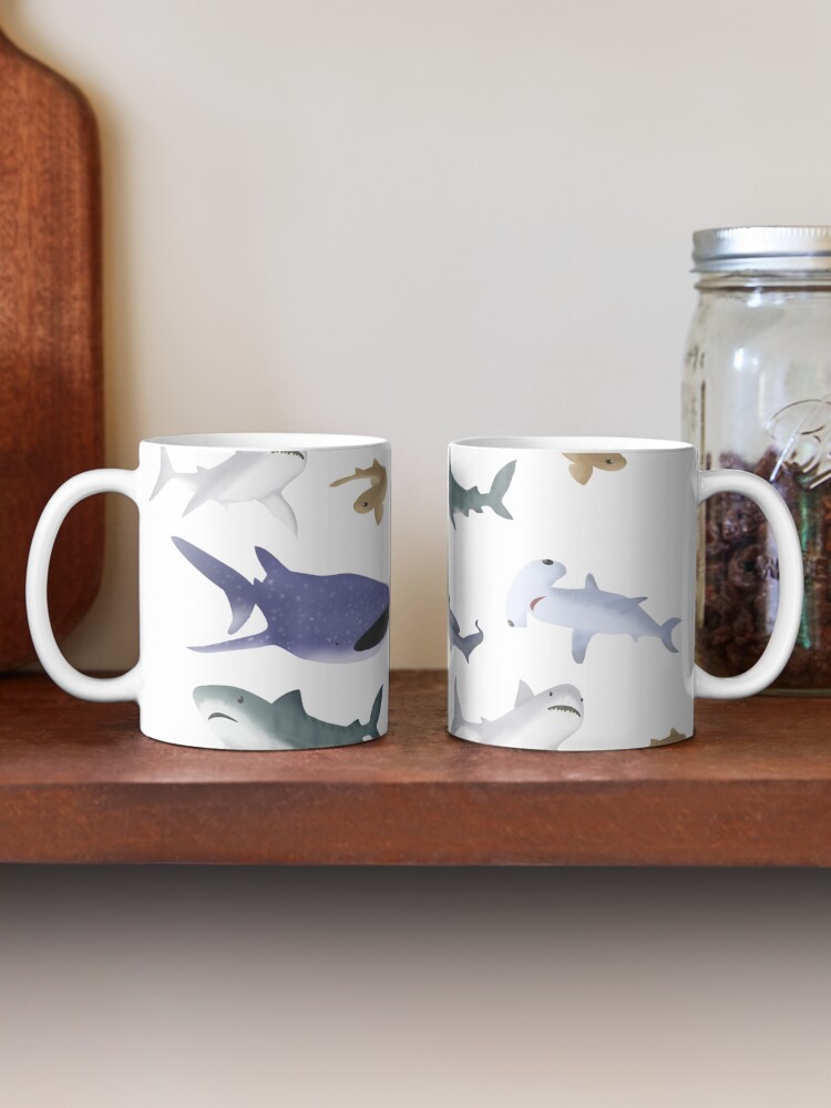 Thumbnail 2 of 6, Coffee Mug, Sharks designed and sold by abirayner.