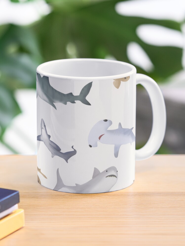Thumbnail 1 of 6, Coffee Mug, Sharks designed and sold by abirayner.