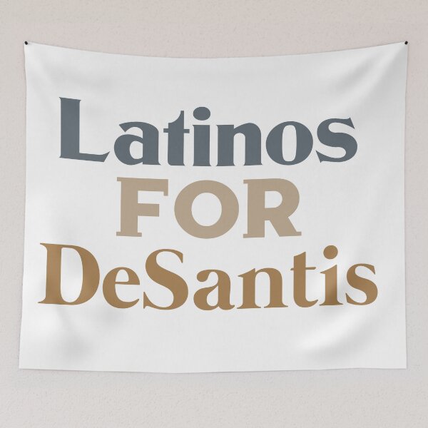 Item preview, Latinos for DeSantis  designed and sold by 1776Bazaar.