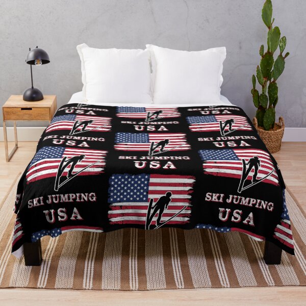 Item preview, Ski jumping American USA Flag designed and sold by R&BApparel.