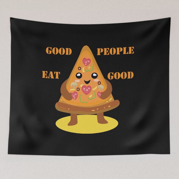 Item preview, Good People Eat Good Pizza - This design is dedicated to all pizza lovers. designed and sold by Deylinashop.